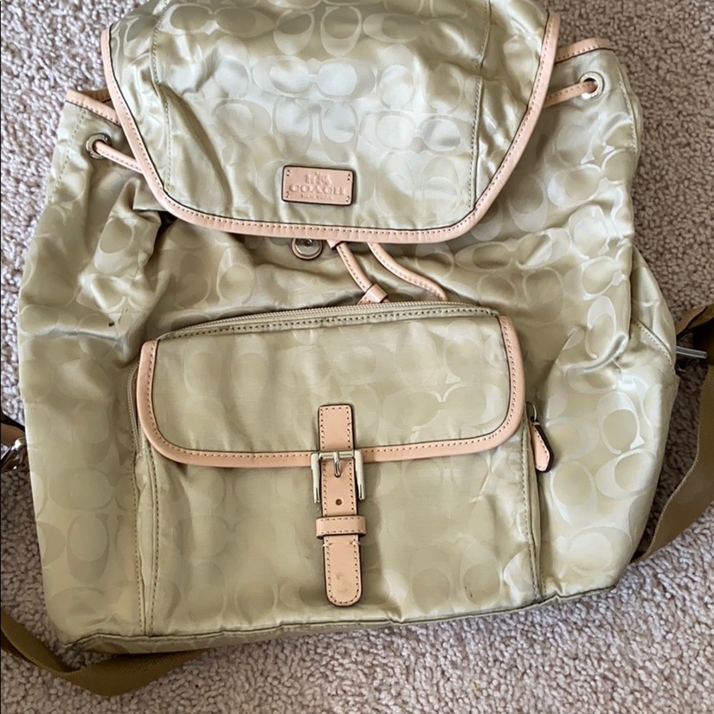 Coach back pack.